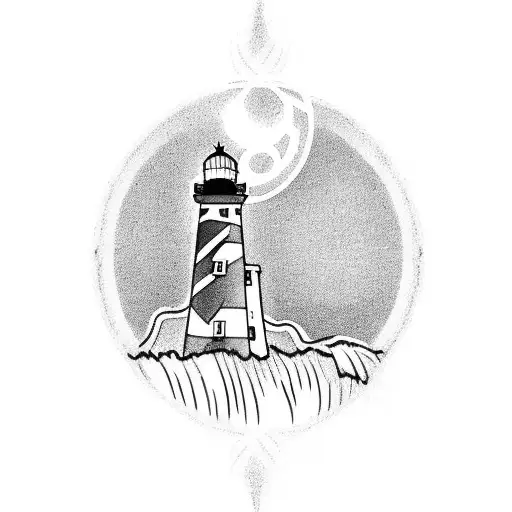 Lighthouse Dark Lonely