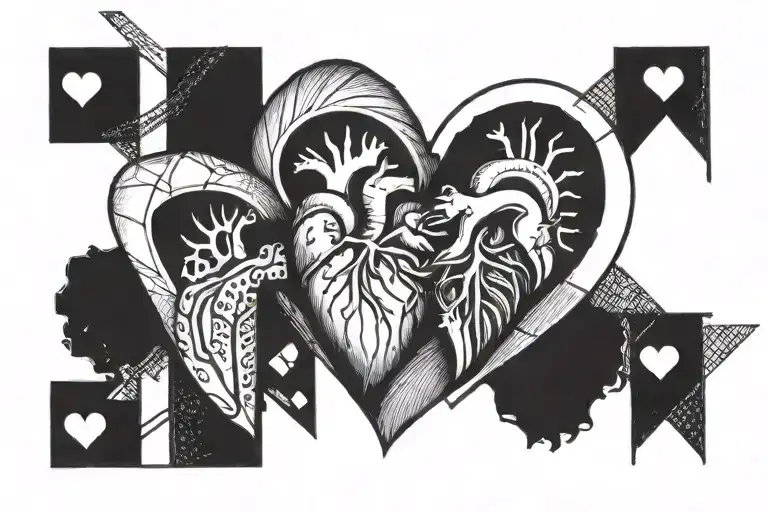 Broken Heart Bandage Family