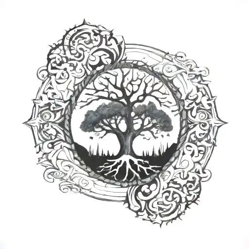 Tree Of Life To The Broken Sword