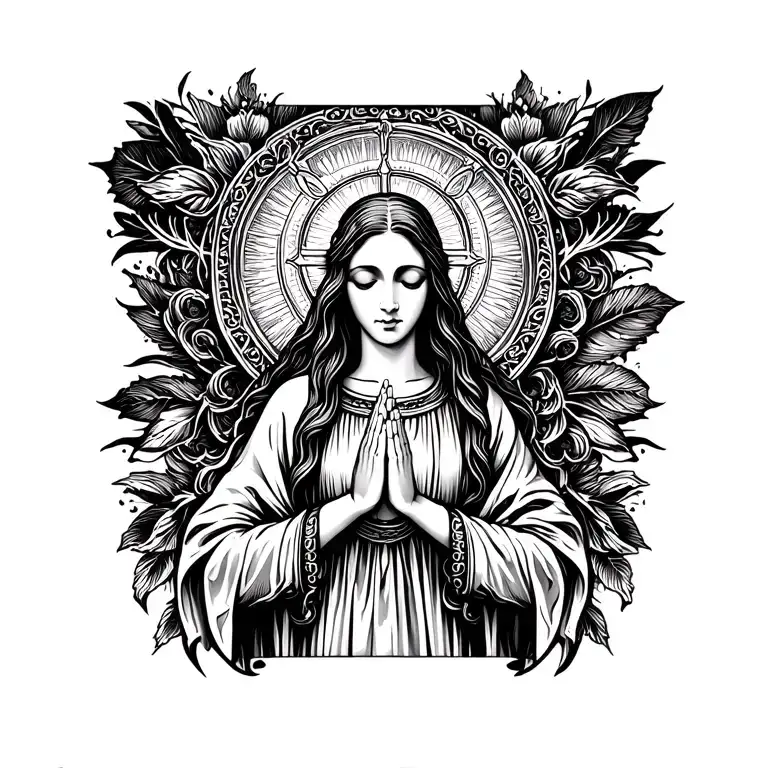 Religious Woman Praying