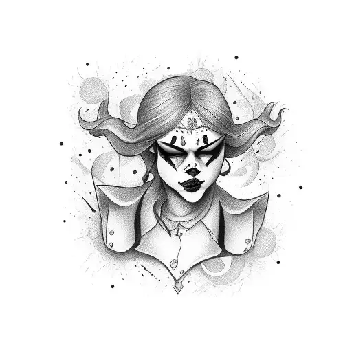 Beautiful Clown Girl