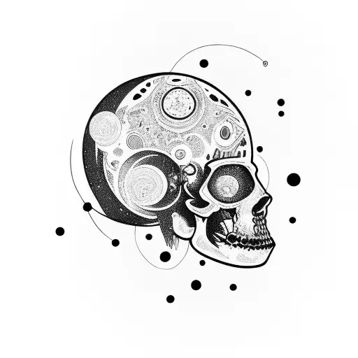 Trippy Head With Space