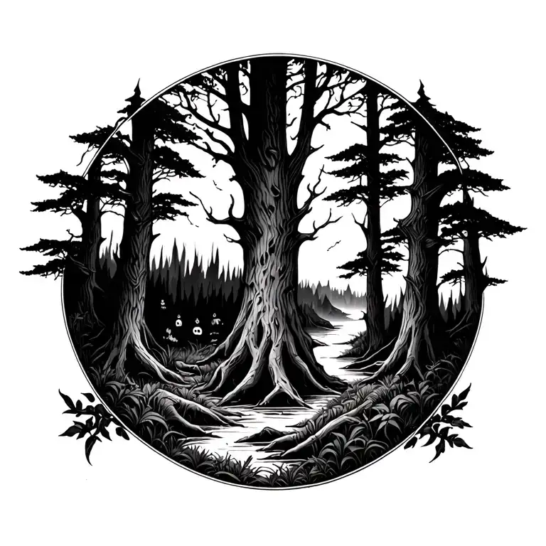 Forest Spooky Forest