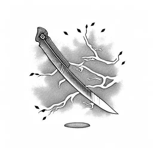 Sword Blade Becomes A Tree