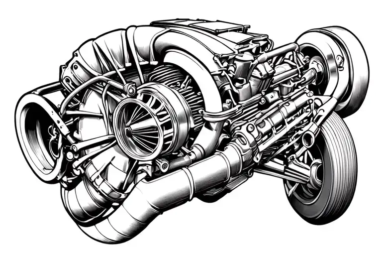 Car Turbo Motor