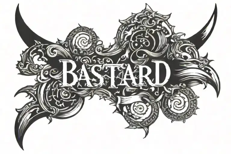 The Word Bastard On My Neck