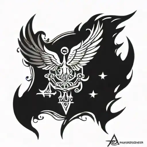 Assassins Creed Symbol And Angelic Wings
