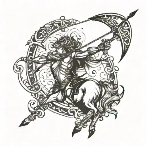 Sagittarius With Bow