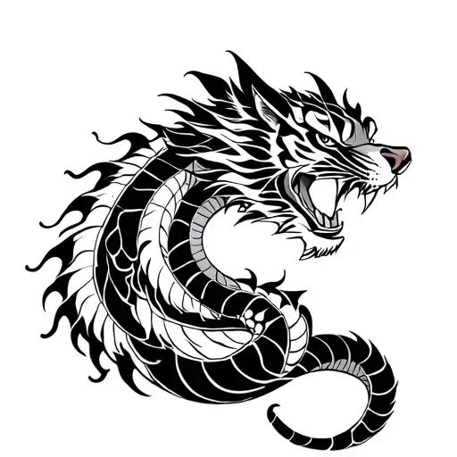 Dragon And Tiger Small