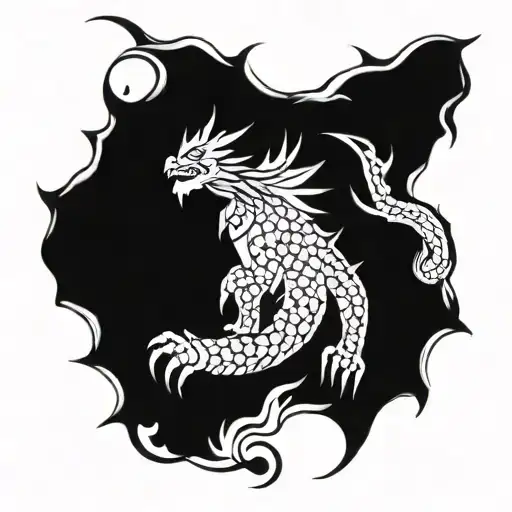 Shoulder Sleve Dragon