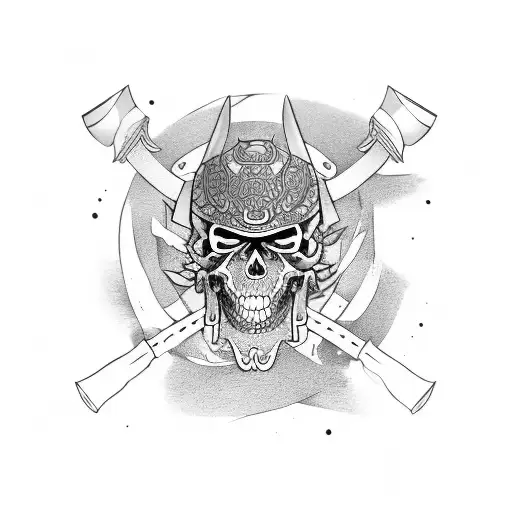 Samurai Skull