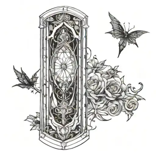 Gothic Stained Glass Sleeve