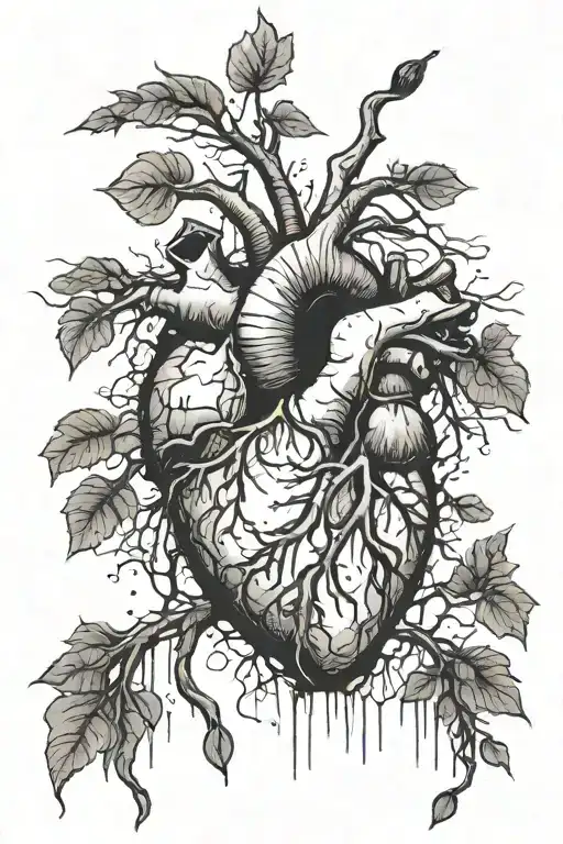 Broken Heart Blood As Water To Tree Roots For Growth