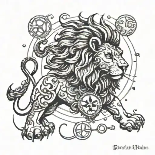 A Lion And Libra Zodiac Sign