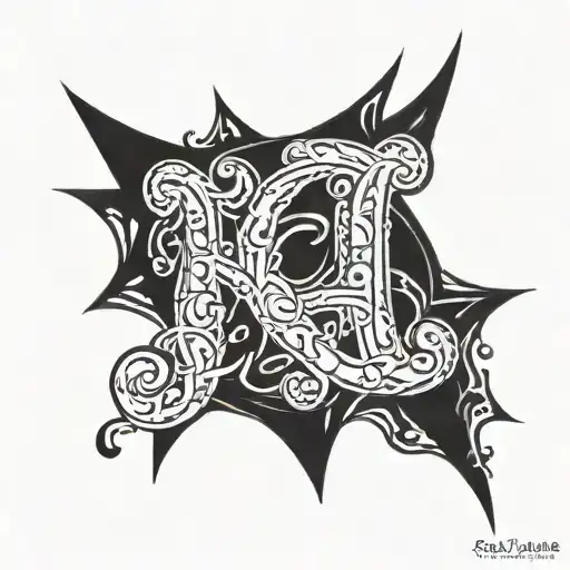 The Word Enrique With A Cusive Design