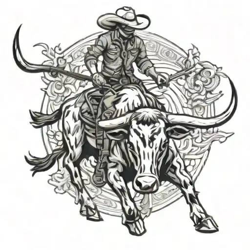 Longhorn Bull Rider