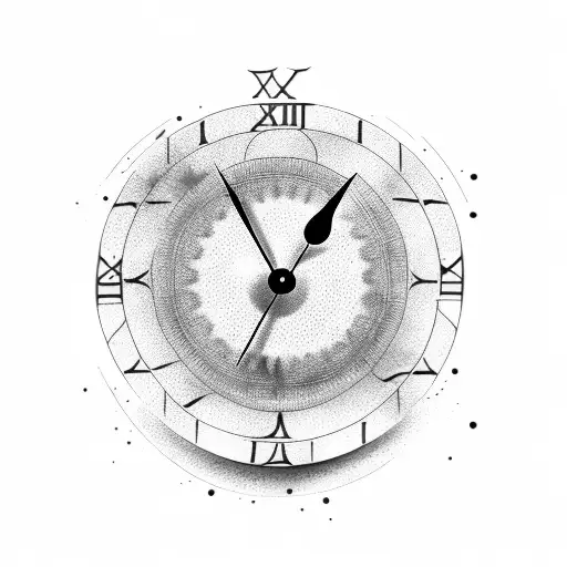 Clock With Smoke
