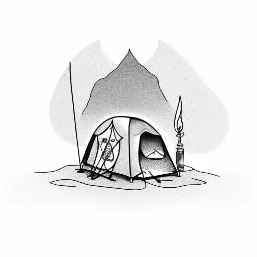 Father Camping