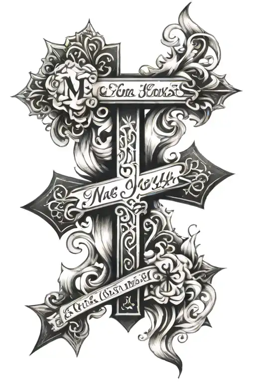 Crosses W Quote 'Me And You