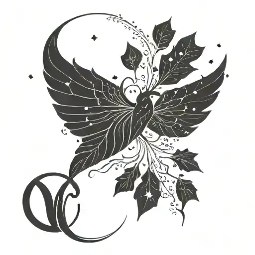 Constellation Virgo With The Birth Date 18-09-81 Incorporated Into The Design