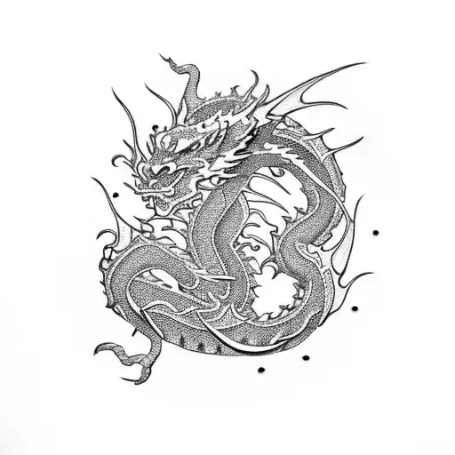 Dragon Scale Designs Intricate Regal