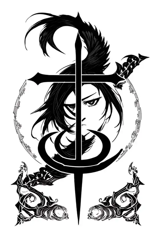 Itachi Uchiha Libra Symbol Without Face