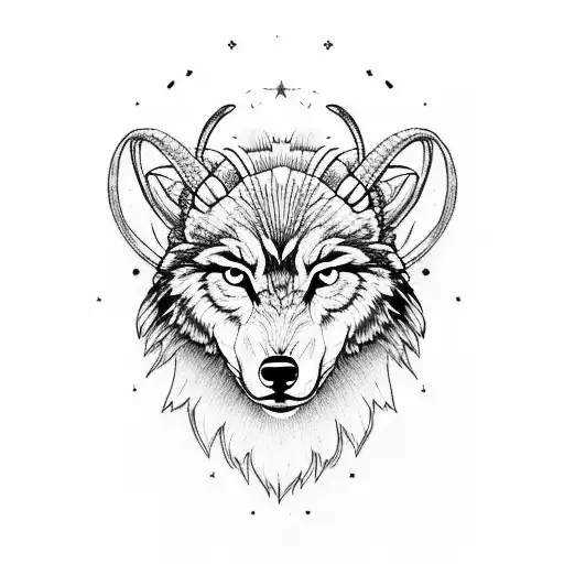 Aries Galaxy Wolf Dahlia Mind