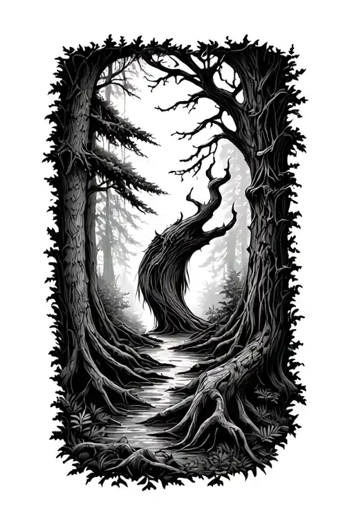 Forest Spooky Forest