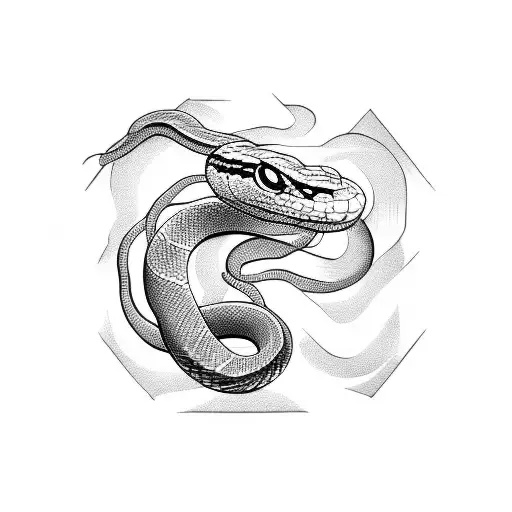 Snake On Hand But With Mining