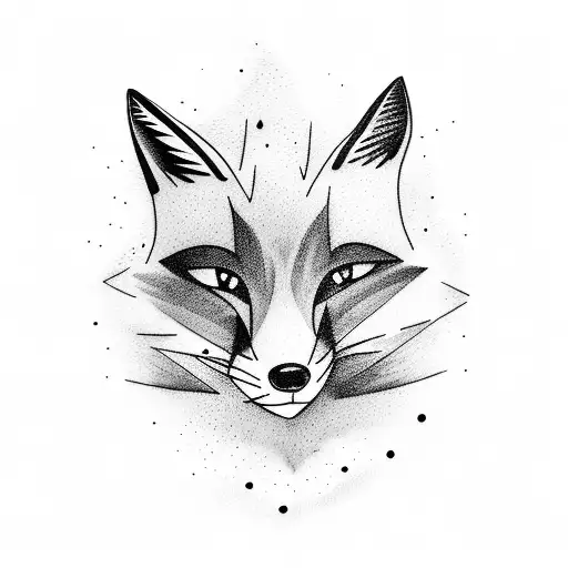 Fox Looking At A Night Sky