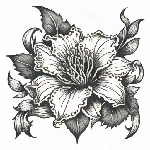 Carnation Daisy Gladiolus Flower Intertwined