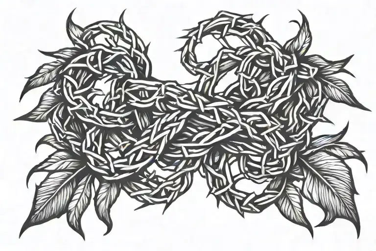 Crown Of Thorns Collarbone