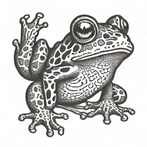Cook Frog Puerto Rico Outline Make