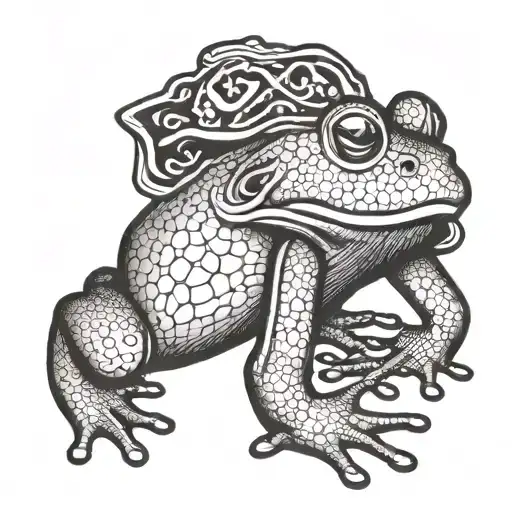 Cook Frog Puerto Rico Outline Make