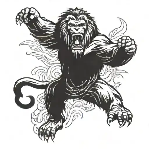 King Kong Roar Lion