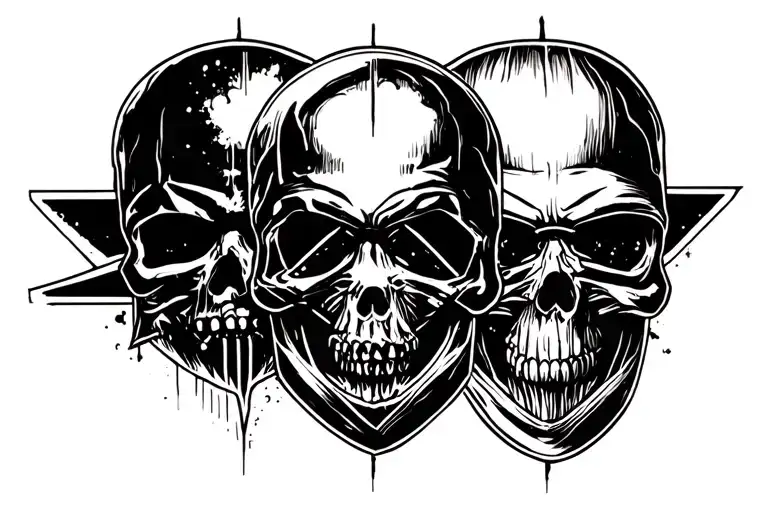 Knee Cap Dark Side Badass