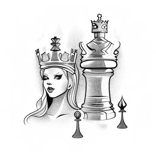King And Queen Chess Pieces