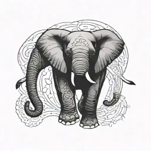 Elephant With Semi Colon