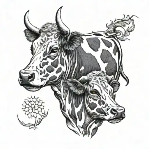 A Cow With Two Heads