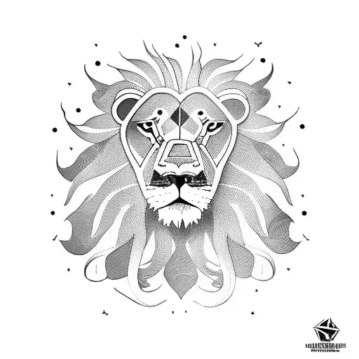 A Lion Dj Spinning Records With A Crowd Of Sneakers Dancing