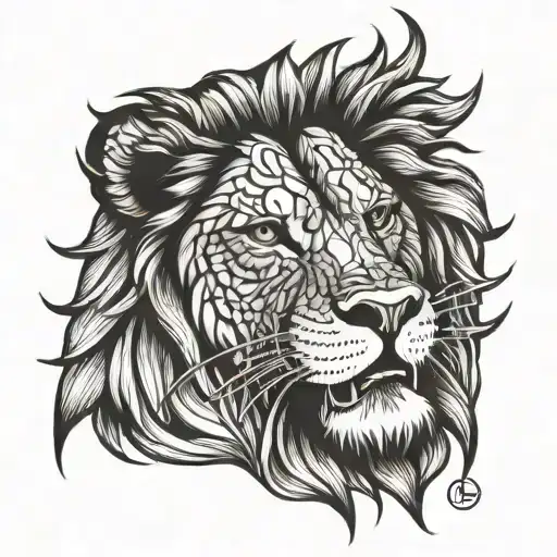 Lion With Sun In The Mouth