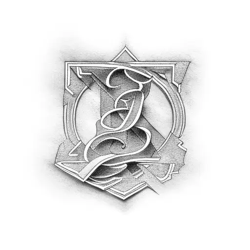 Letter St Tribbal 3D