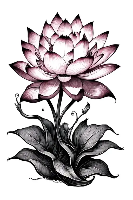Lotus Blooming Flowers Growing