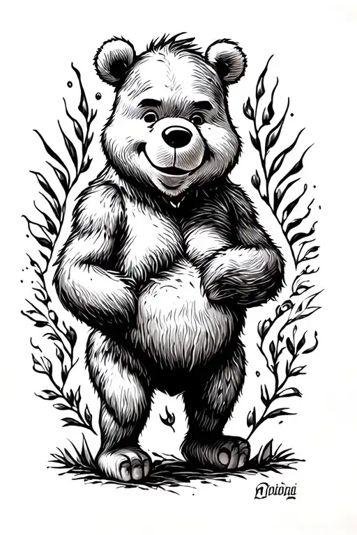 Winnie The Pooh Tough Guy