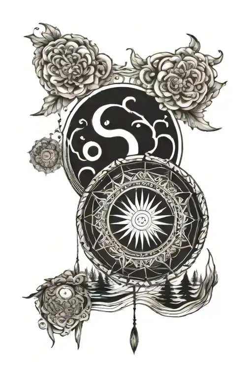 Kazakh Yurt With The Sun Shining