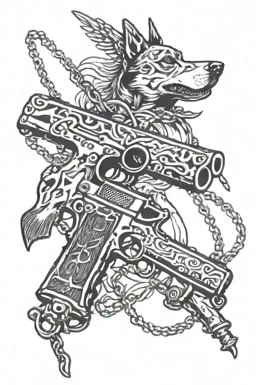 Rosary Gun Fishing Dogs