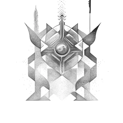 Abstract Brush Stroke Aquarius