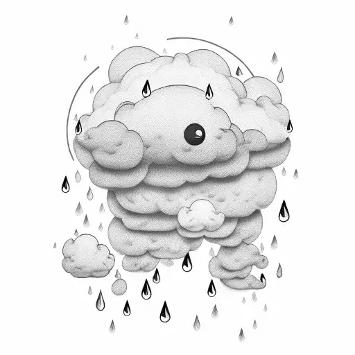 Rest In Cloud With Rain