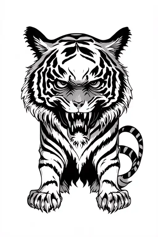 Grim Reaper Full Body Tiger