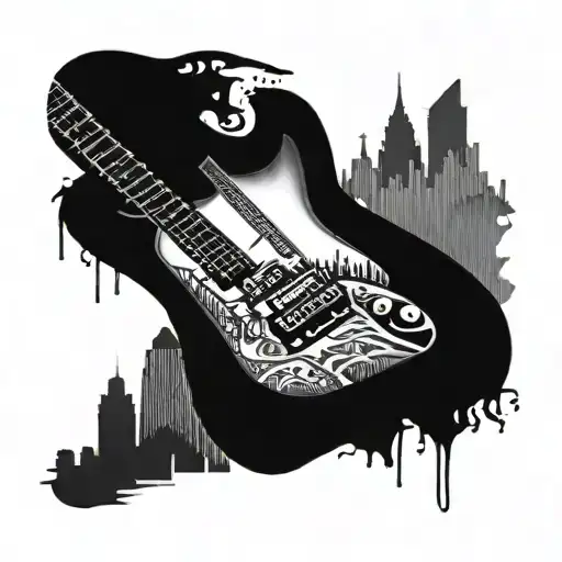 Guitar City Skyline